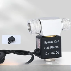 New Aquarium 2.5W 220V CO2 Magnetic Solenoid Valve Regulator Low Temperature CO2 DIY Aquarium Fish Tank Electric Magnetic Valve