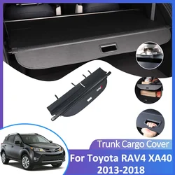 For Toyota RAV4 XA40 2013 2014 2015 2016 2017 2018 Rear Trunk Cargo Cover Retractable Luggage Curtain Accessorie Shield Shade