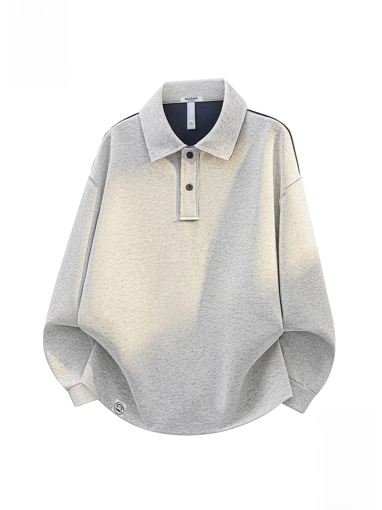 

PaulFrank Loose Fit Long Sve Hoodie Casual Spring Menswear Comfortable Polyester Cotton Blend Button Detail Youth Faion
