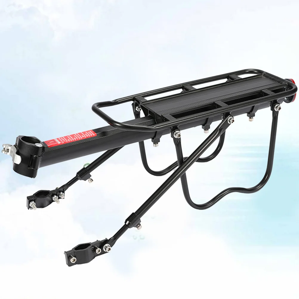 حامل أمتعة الدراجة الخلفي خفيف الوزن ومتين لدراجة الطرق الجبلية أداة تخزين البضائع للتنقل في الهواء الطلق #4
