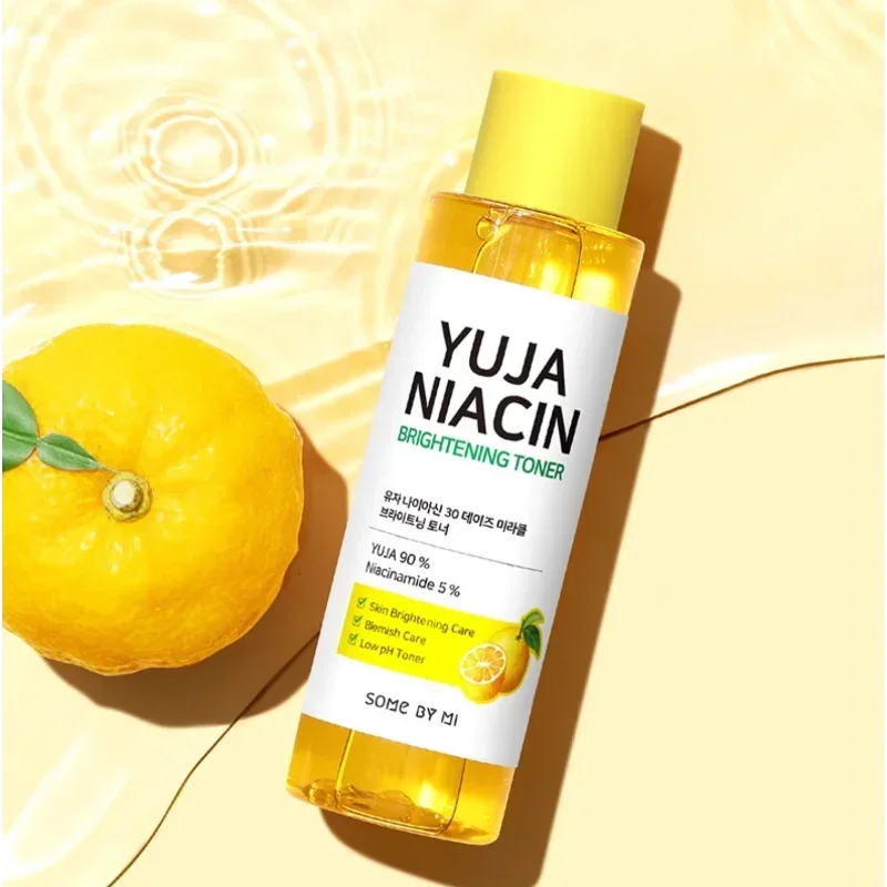 Somebymi YUJA Niacin Brightening Toner 150ml VC Niacinamide Whitening Toners Hydrating Moisturising Brightening Korea Skin Care