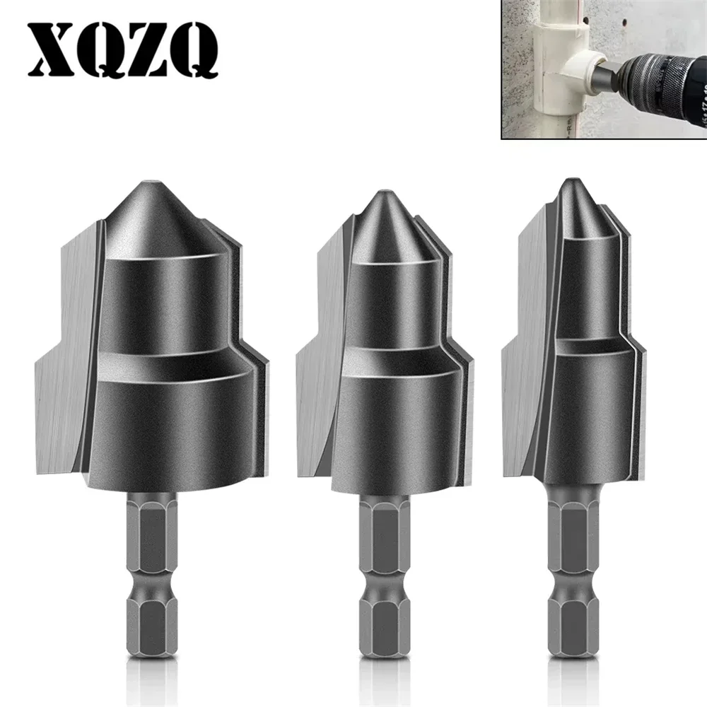 

1-3Pcs PPR Lifting ,Tungsten Steel Blad Stepped Drill Bit, Hexagon Shank Water Pipe Connection Tool 20/25/32mm,full Open Process