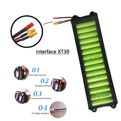 NEW 36V 7800mah Battery 18650 Lithium Cell Pack for 7.8ah Xiaomi Segway M365 Electric Scooter Built in BMS