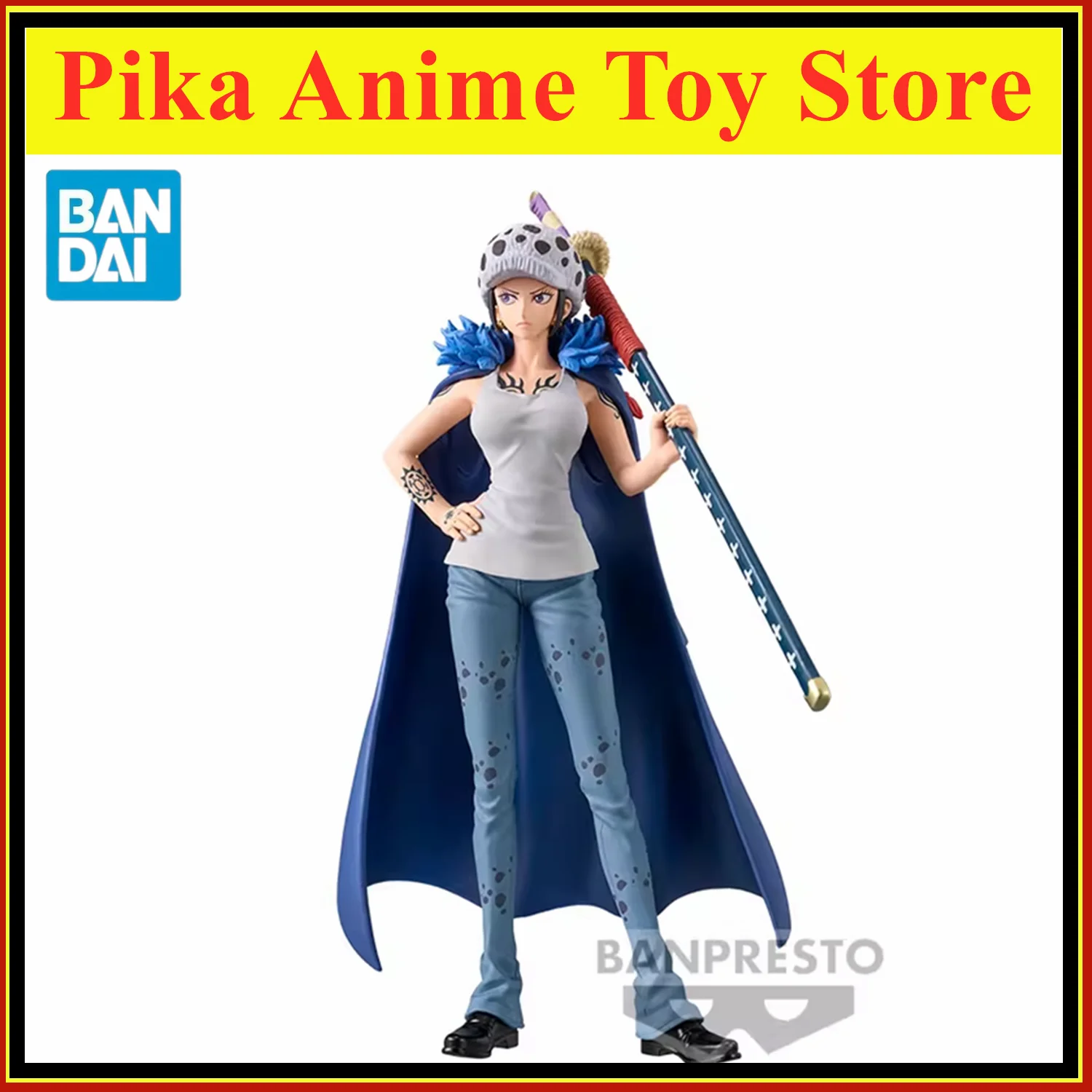 

Original BANDAI DXF EXTRA Female TRAFALGAR LAW Anime Figure Toys One Piece Banpresto PVC Model Collection Birthday Gift