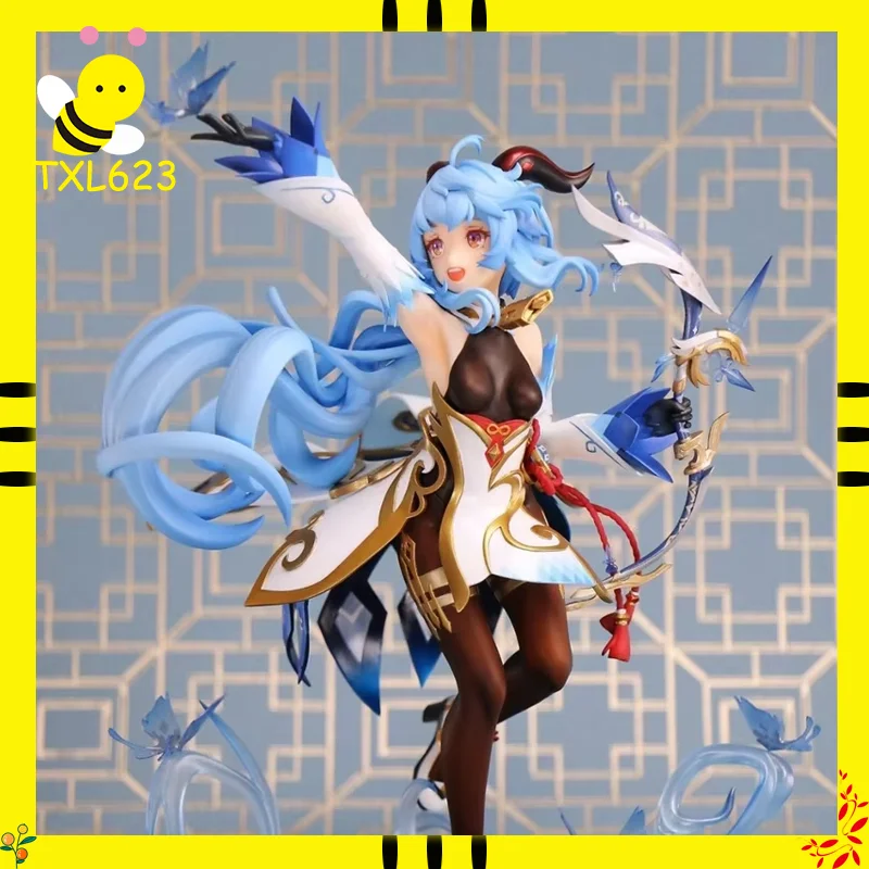 

Genshin Impact Ganyu 28 см экшн-фигурка Коллекционная статуя Настольный декор для девочек Игровой персонаж Модель Кукла-сюрприз Подарок