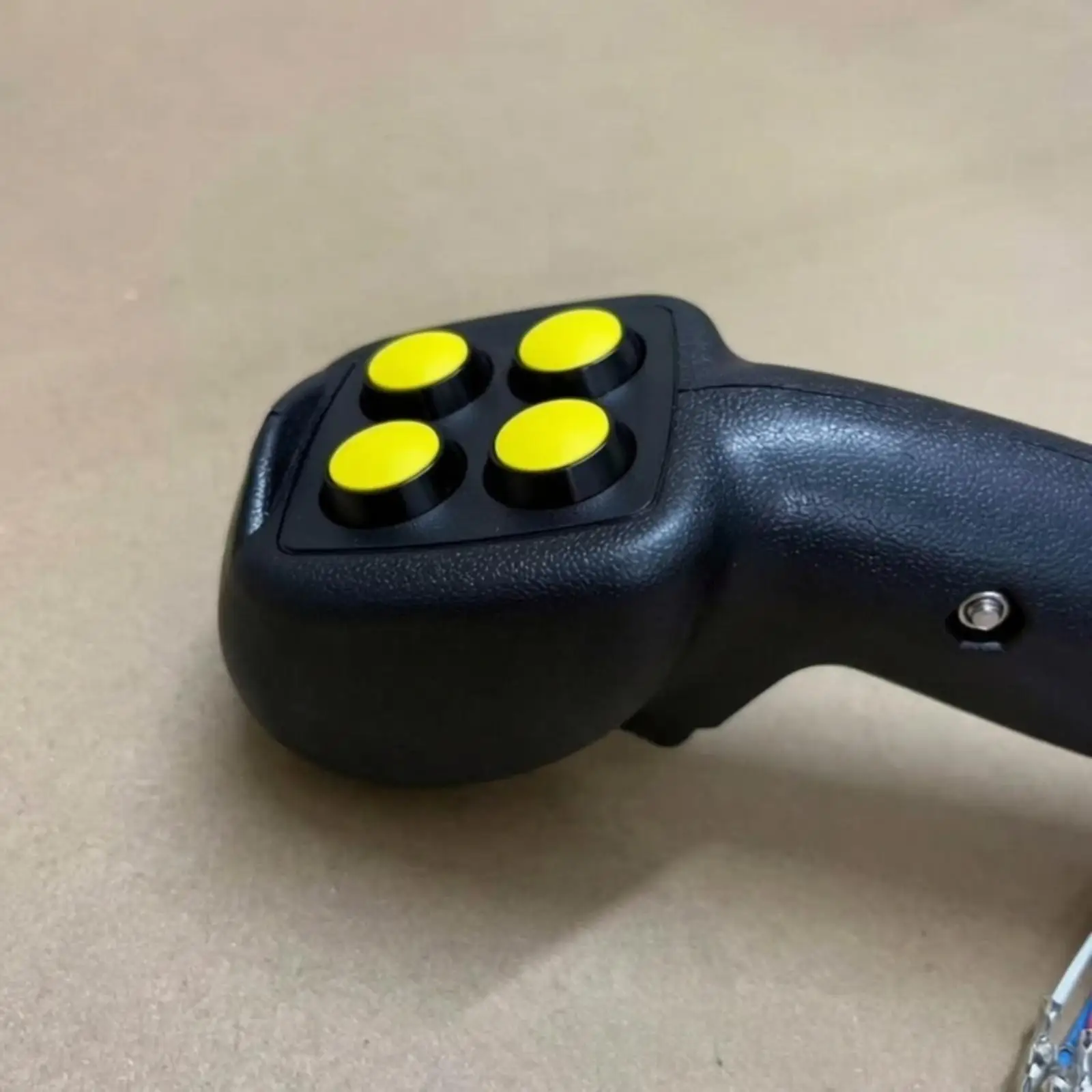 Loader Joystick Control Stick with Textured Housing for Construction Equipment Refurbishment
