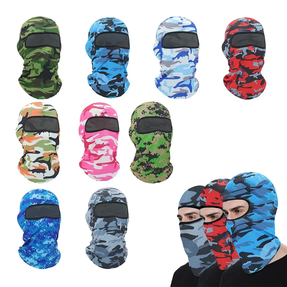 Outdoor Balaclava Hood FaceMask UV Protection Quik Drying Bandana Cycling Hunting Hat Cycling Protective Equipment