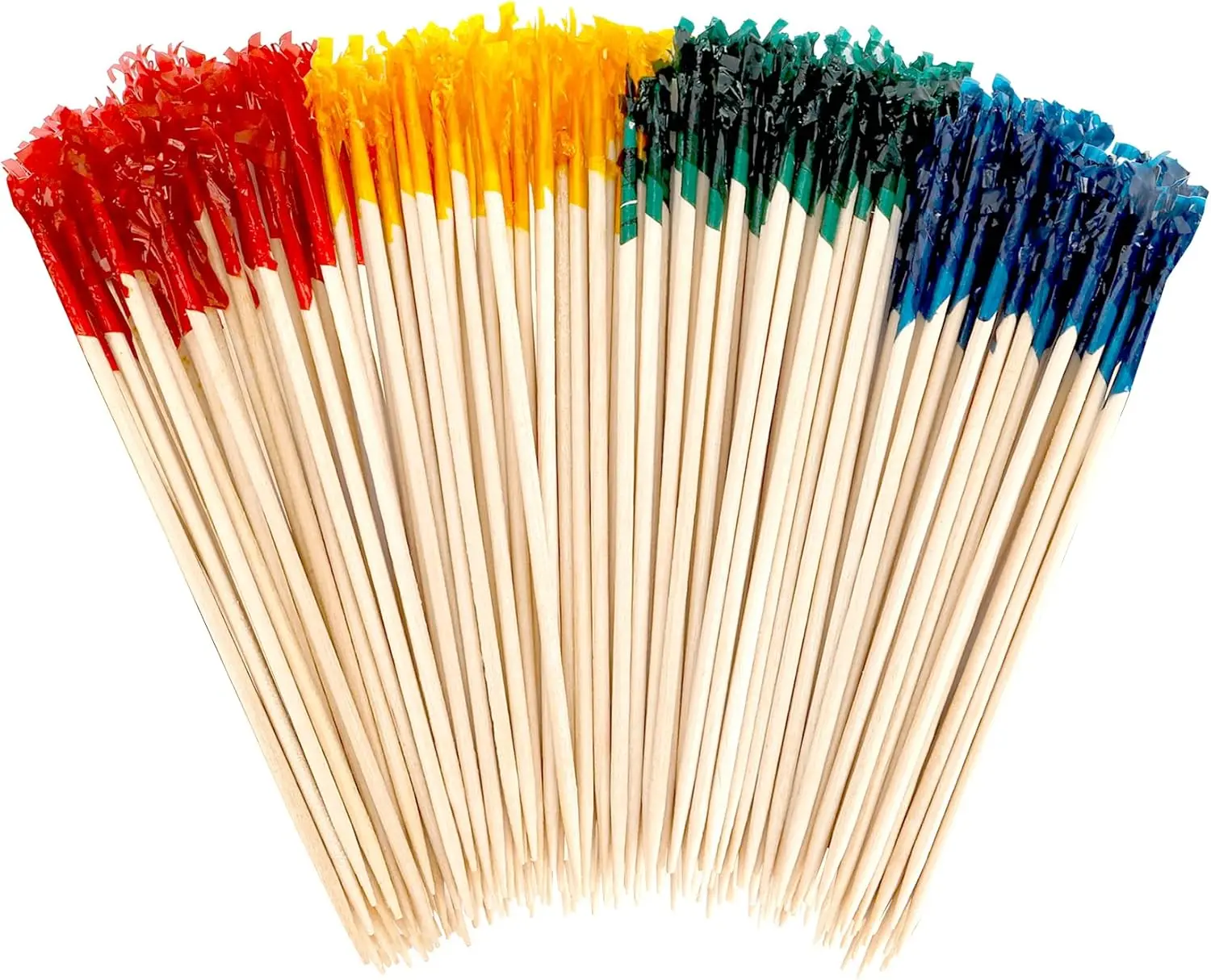 

Toothpicks Wood 1000PCS Tooth Picks, 4 Inch Cocktail Picks Fancy Toothpicks for Appetizers, Decorative Food Picks Charcuterie St