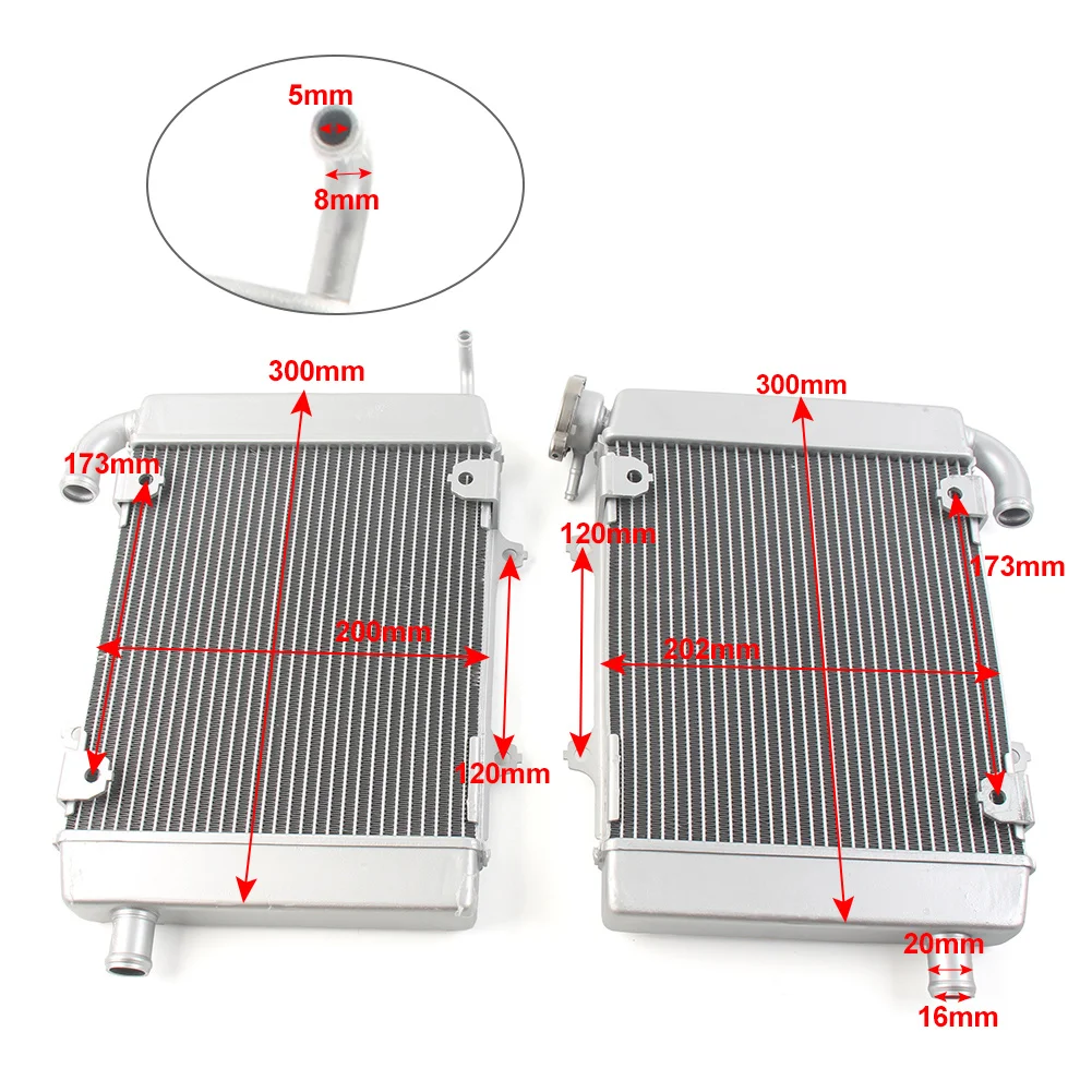 GL1800 Motorcycle Radiator Cooler Cooling Left+Right 2Pcs For Honda Goldwing GL 1800 2018 2019 2020 2021 2022 2023