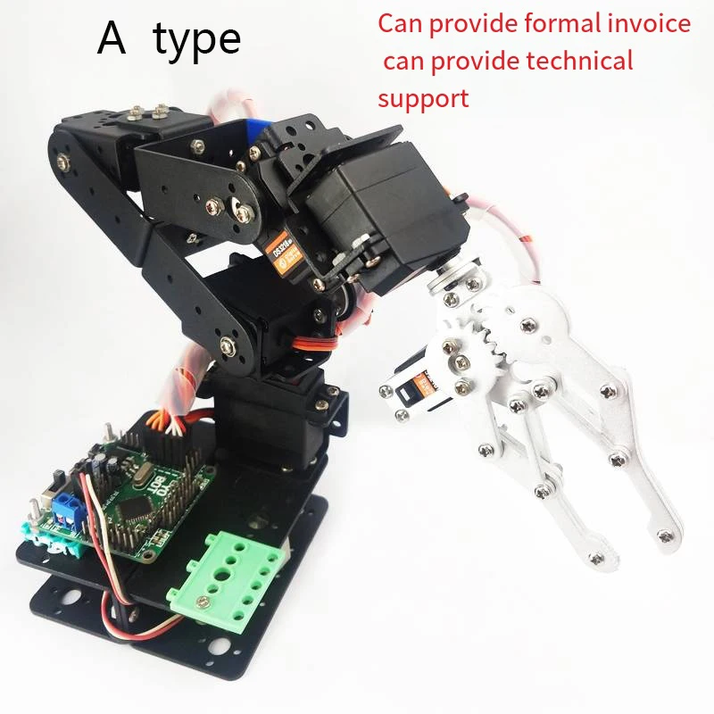 6 Dof Robotica Kit Educatieve Robot Manipulator Metaallegering Arduino Arm Servo Mg996 Voor Arduino Robot Diy Kit Programmeerbare Kit