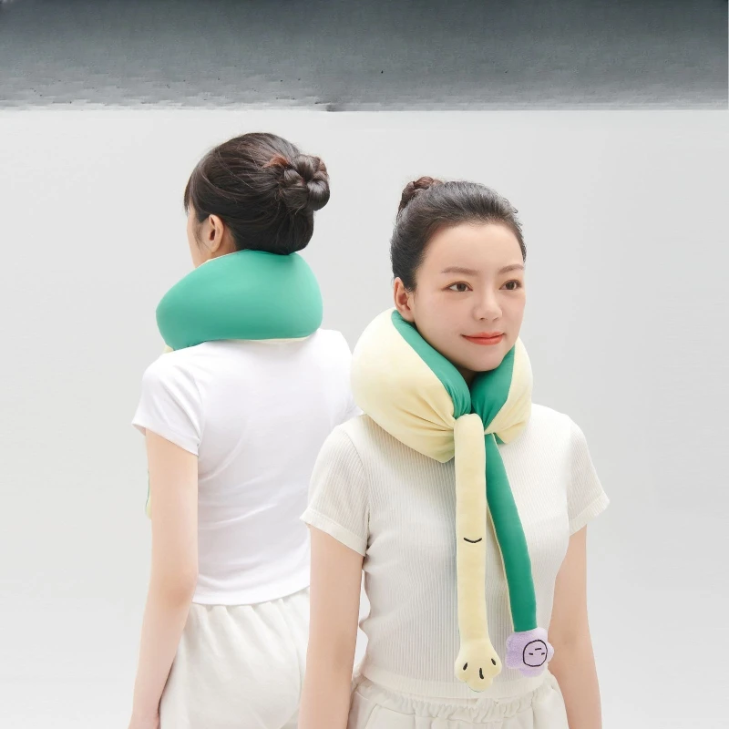 

Special-shaped neck U-shaped travel throw pillow office plane high-speed rail comfortable nap breathable pillow