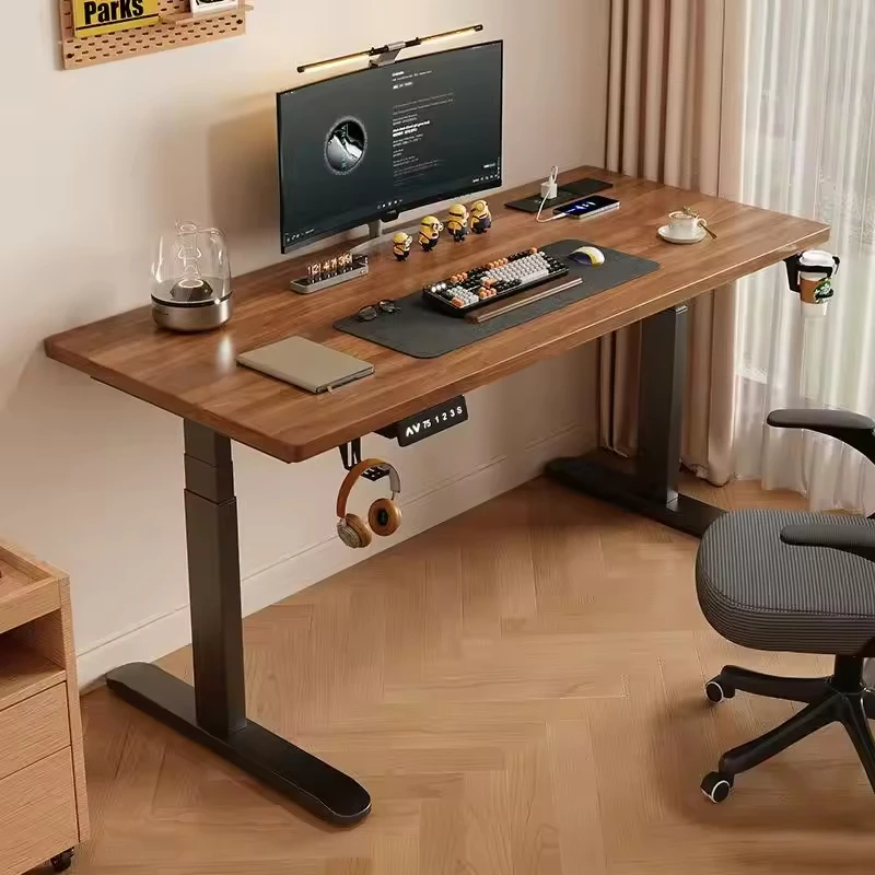 Lift Height Adjustable Stand Electric Sit Stand Desk Frame Automatic Best Dual Motor Standing Office Desk