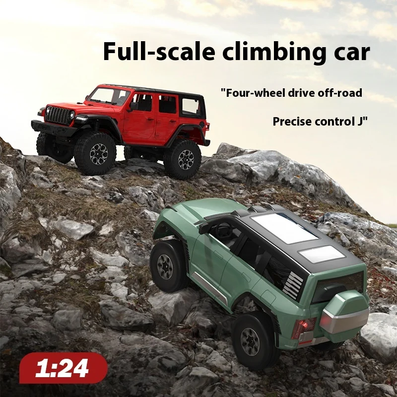 

1/24 4x4 Full Scale Climbing Simulation Remote Control Model Car Suv Simulation Lights Rc Car Climbing Off-Road Entry-Level Toy