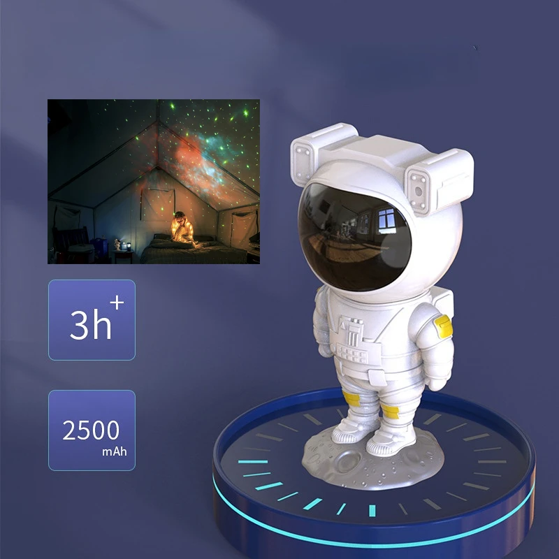 

Astronaut Projector Starlight Starry Sky Lamp Star Projection USB Charging Atmosphere Galaxy Lighting Desktop Room Holiday