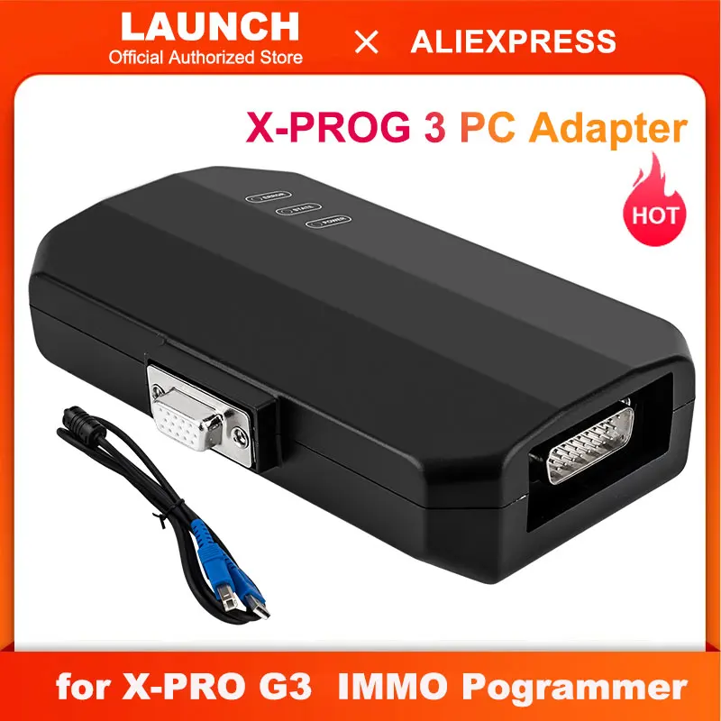 LAUNCH X431 X-PROG3 PC Adaptor PC Tools Read/write on-board EEPROM Chip Data for IMMO E-C-U Programming work with X-PROG 3