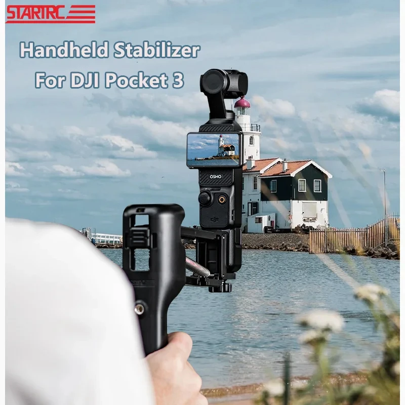 STARTRC for DJI Osmo Pocket 3 Camera Accessories Handheld Stabilizer Shock Absorber Arm Adjustable Z-axis Damping Bracket