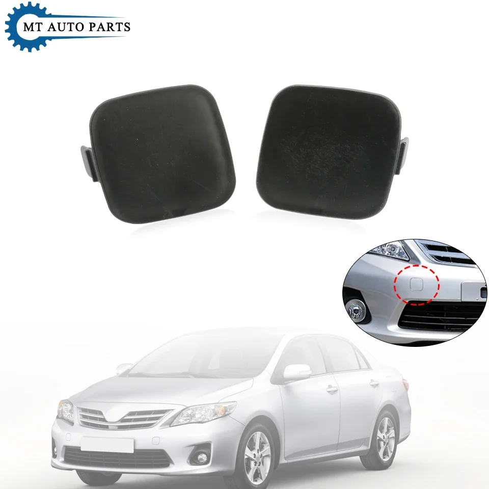 MTAP Front Bumper Towing Hook Cover Lid Trailer Cap Shell Unpainted For Toyota Corolla Altis Sedan E150 2010 2011 2012 2013