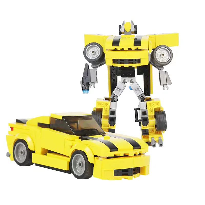 AIAIAITOY Transform Robots Speed Champions Super Sports Cars Building Blocks Bricks Set Kids Toys Gifts For Boys And Girls