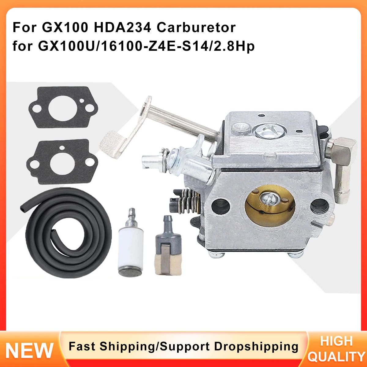 

Replacement Carburetor for Honda GX100 GX100U HDA234 - 16100-Z4E-S14/S15/S16 2.8HP