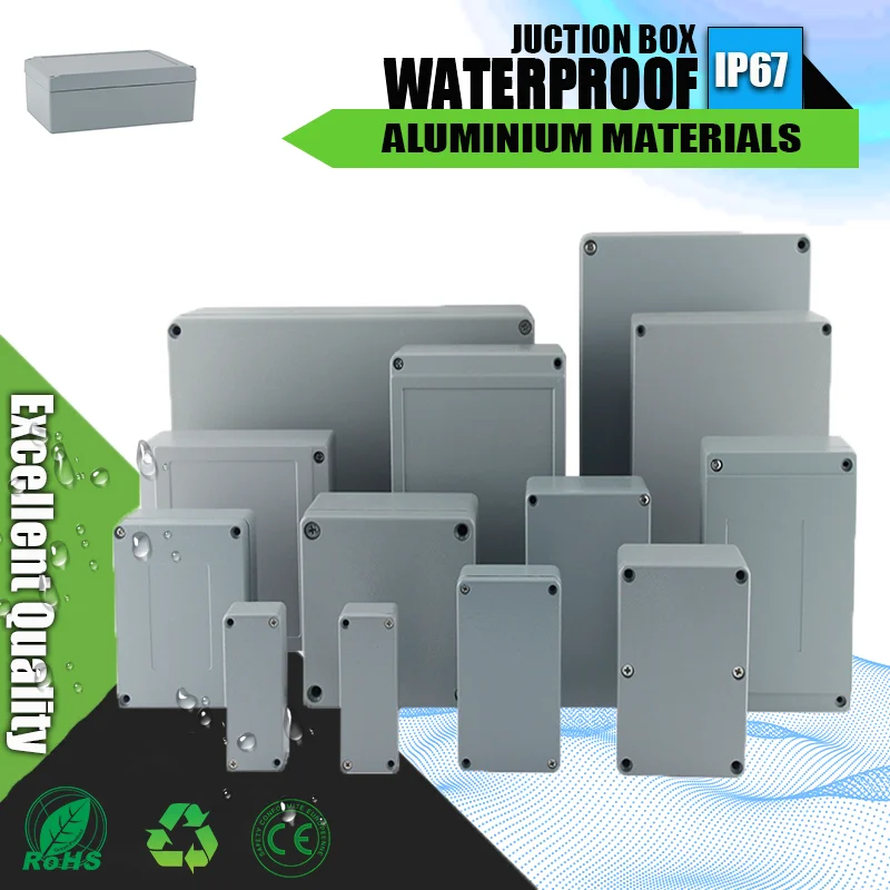 Explosion-Proof Waterproof Cast Aluminum Enclosure IP67 Outdoor Project Instrument Box Terminal Junction Case for Reliability