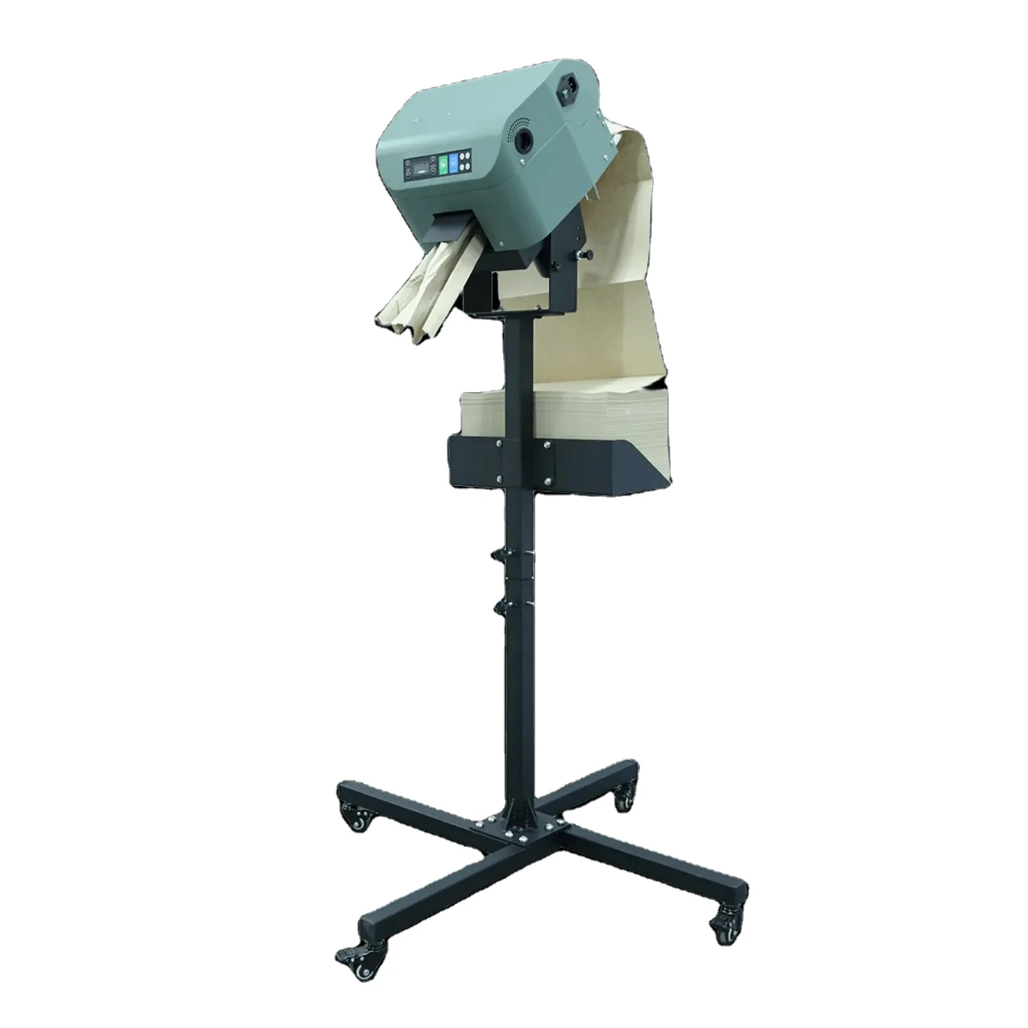 

NP-P30 YJNPACK China Manufacturer Protective Wrapping Buffer Kraft Pad Void Filling Paper Cushion Packaging Machine