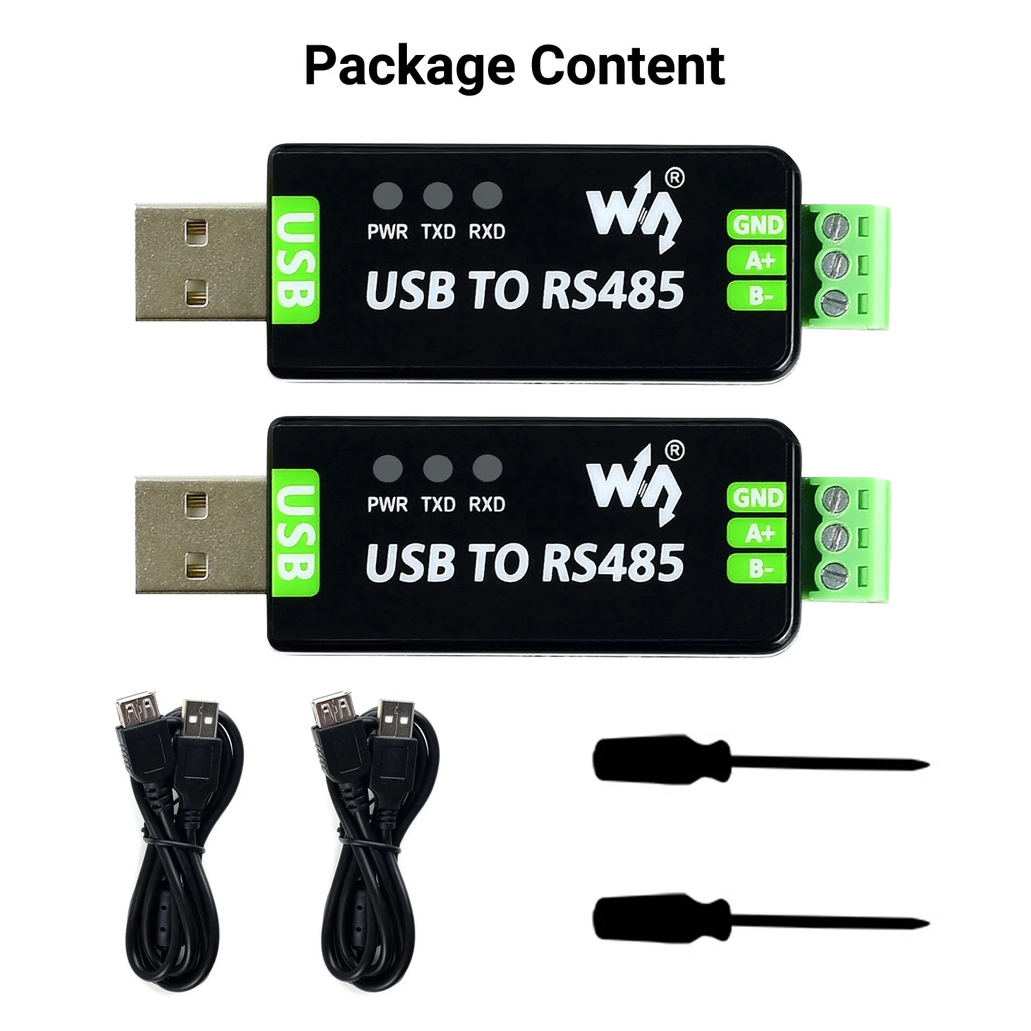 Imagem -01 - Waveshare Industrial Usb para Rs485 Conversor Bidirecional Ft232rnl Original e Sp485een Pcs por Lote