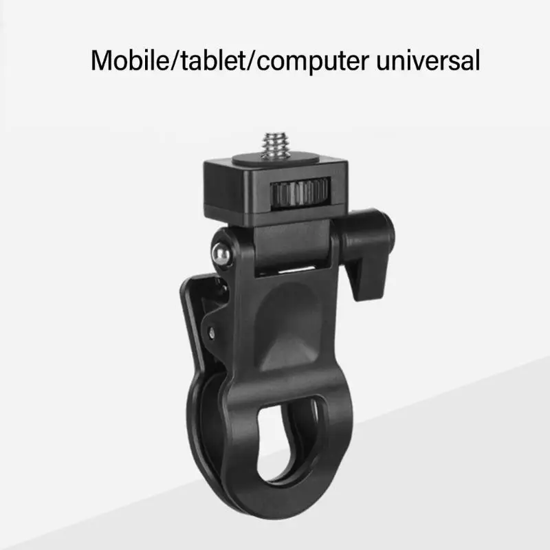 

652F Screen Mount Clamp Clip With 1/4 Screw For Monitors Camera Fill Light Holder Webcam Rack Tripod Tablet Video Live Stream