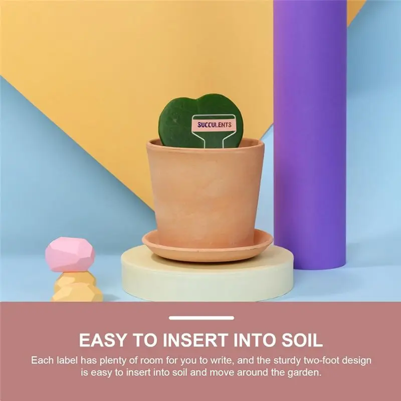 AEE8-15PCS Plant Labels Weatherproof Garden Stake Tags Reusable Planting Gardening Markers For Flowers, Vegetables,Etc