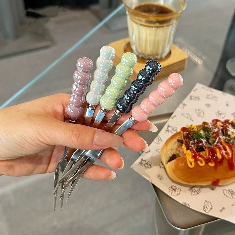 Stainless Steel Fruit fork Suitable For Wedding Birthday Party Decoration Camping Tools