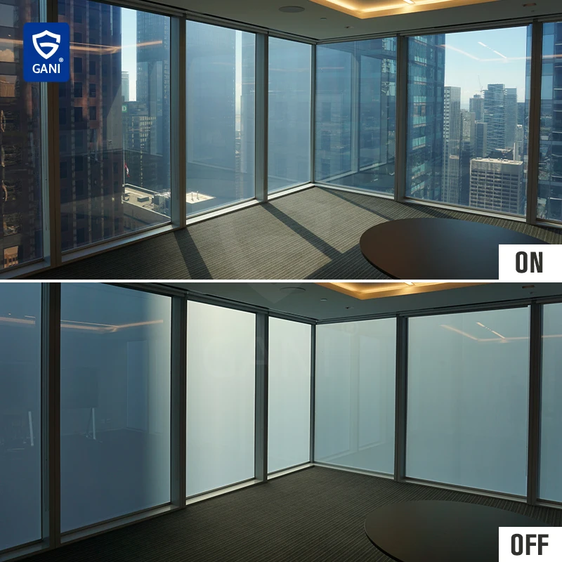 New Magic Intelligent Remote Control Pdlc Smart Tint Film Transformer Electric Switchable for Building Glass Window Privacy