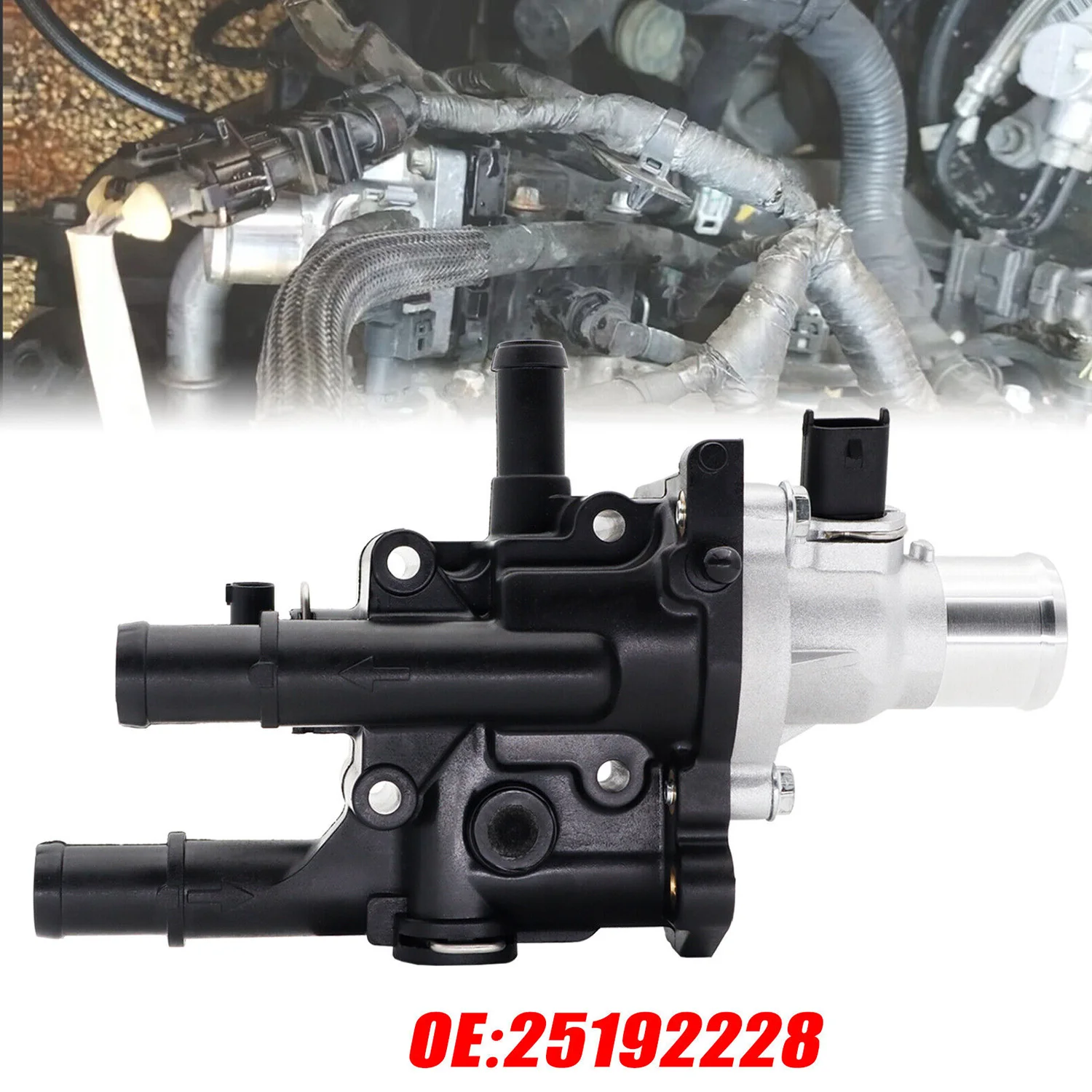 

Thermostat Assembly Water Outlet 25192228 55564890 55577284 for Chevrolet Sonic Cruze Limited Trax 1.8L 1.4L Engine Coolant Part