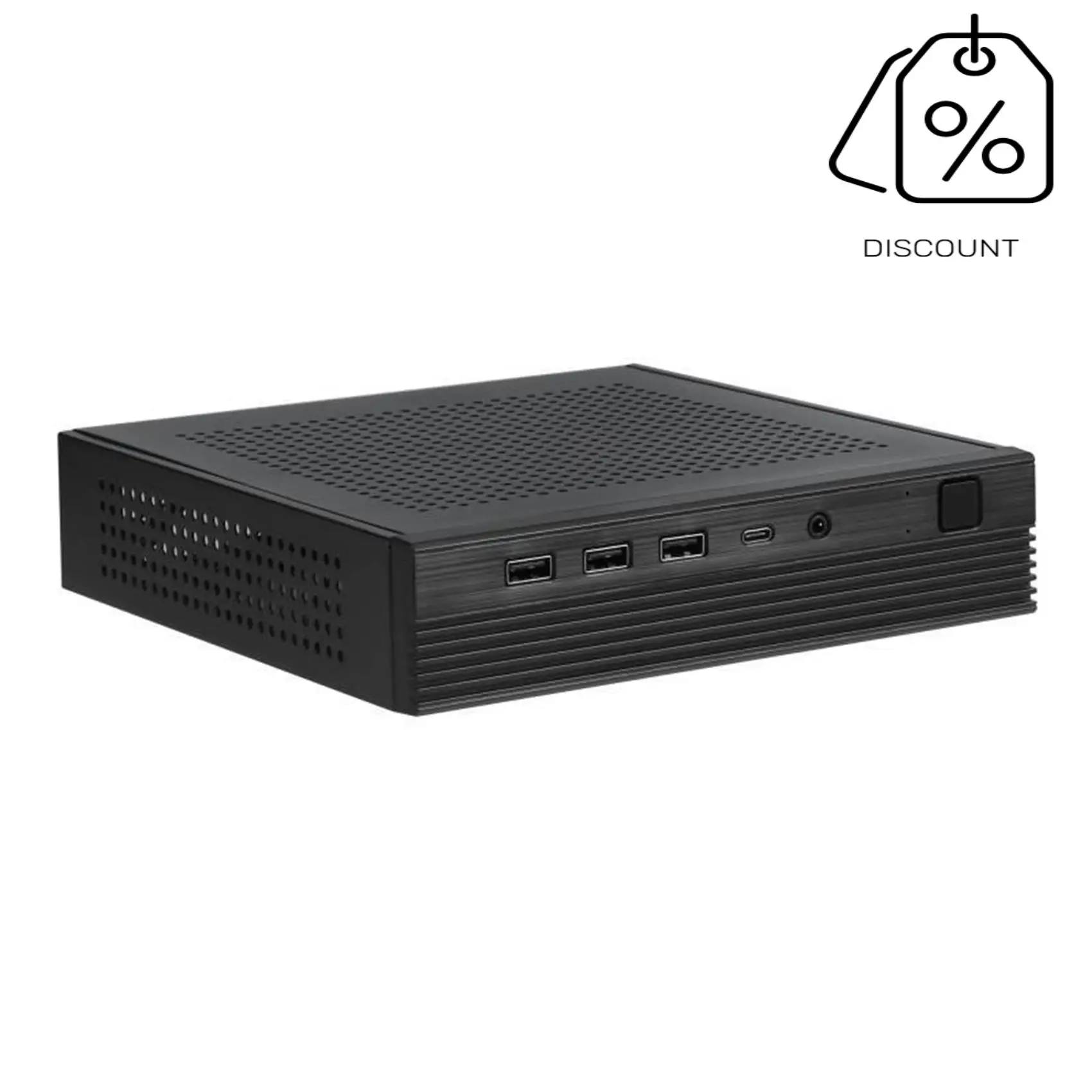 TX06 Desktop Mini ITX Case Mini Game Computer Chassis HTPC Chassis For MINI-ITX Ultra-Thin Motherboard-AT30