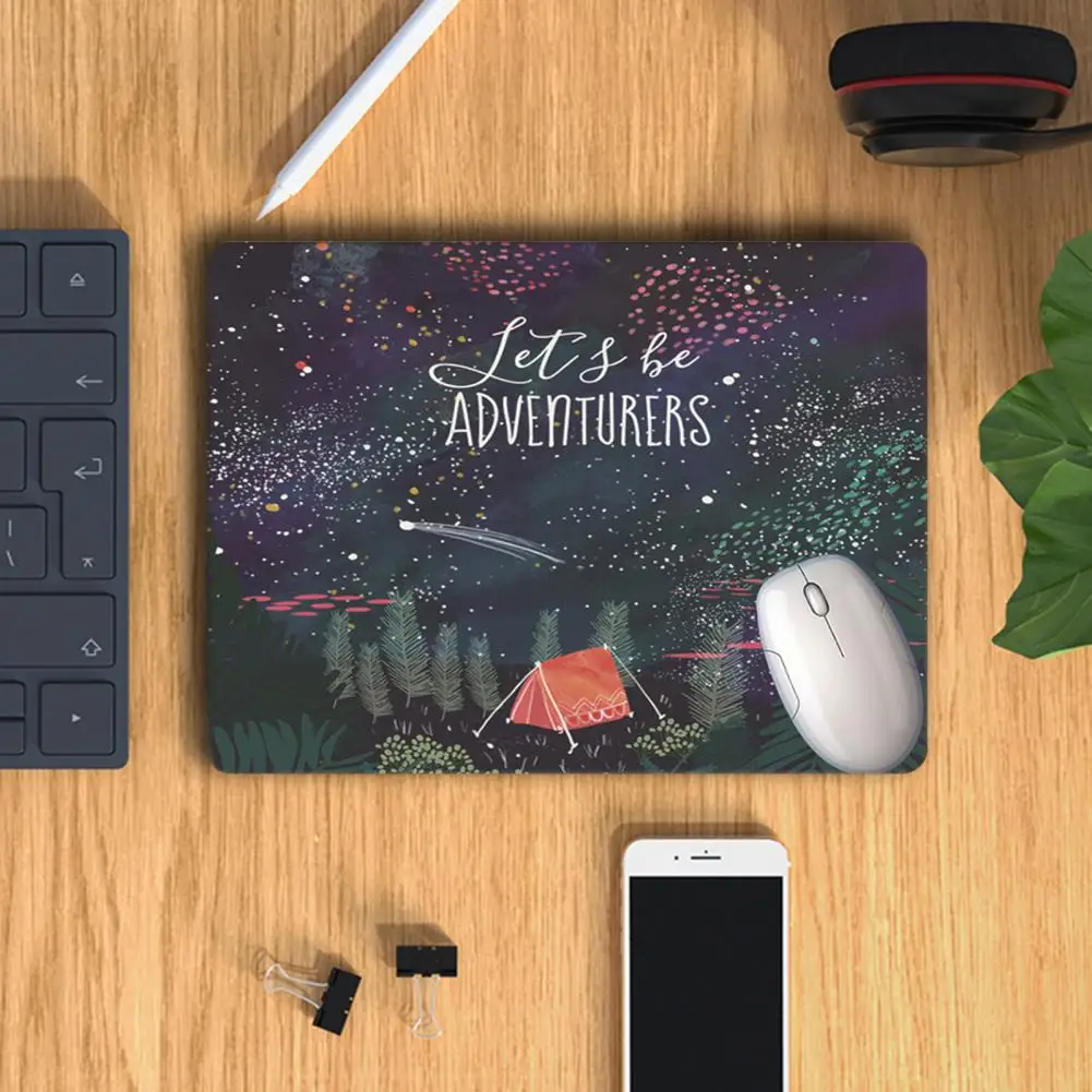 Tapete macio do descanso do pulso do mousepad do desktop do céu estrelado da superfície lisa antiderrapante do rato para o jogo