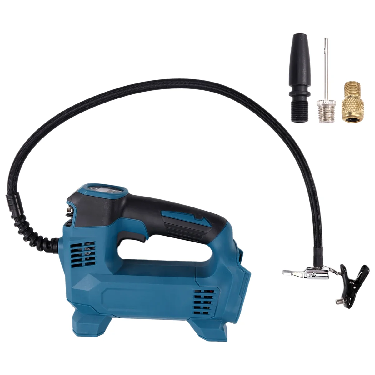 

A002 Air Compressor Portable Air Inflator for Car Tyre / Motorcycle/ Bicycle Cordless Electric Pump for 18V Battery