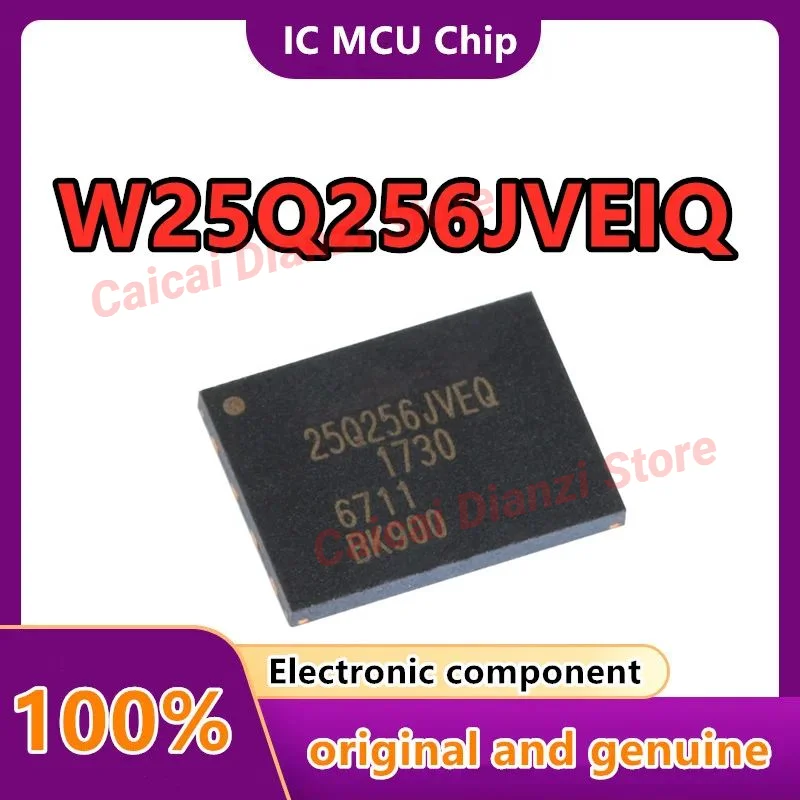 

100-5PCS/LOT W25Q256JVEIQ 25Q256JVEIQ W25Q256 W25Q W25 IC FLASH WSON-8