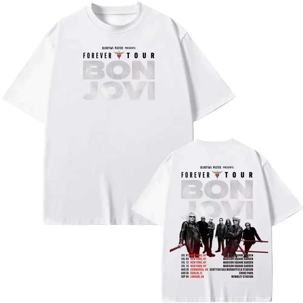 Grunge Band Forever TOUR 2026 Summer Casual Cotton T-shirt Comfortable High Quality Graphic