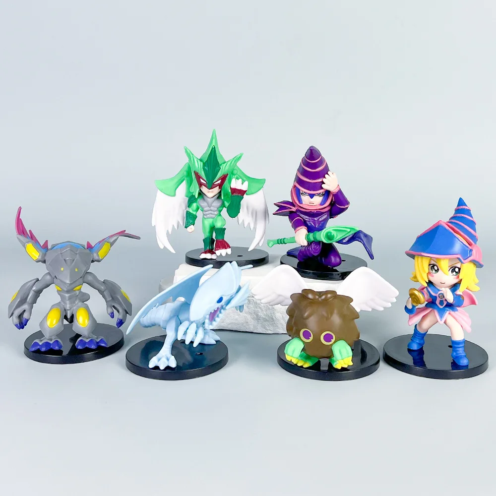 6pcs/set Yu-Gi-Oh! Duel Monsters Collection Model Anime Figure Doll Toys
