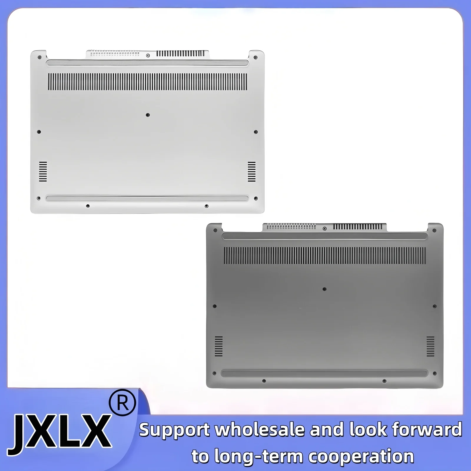 

New for JXLX®Lingyue 13 7370 7373 7380Bottom Base Cover Lower Case Grey/Silver 05VHWV 0R58VX