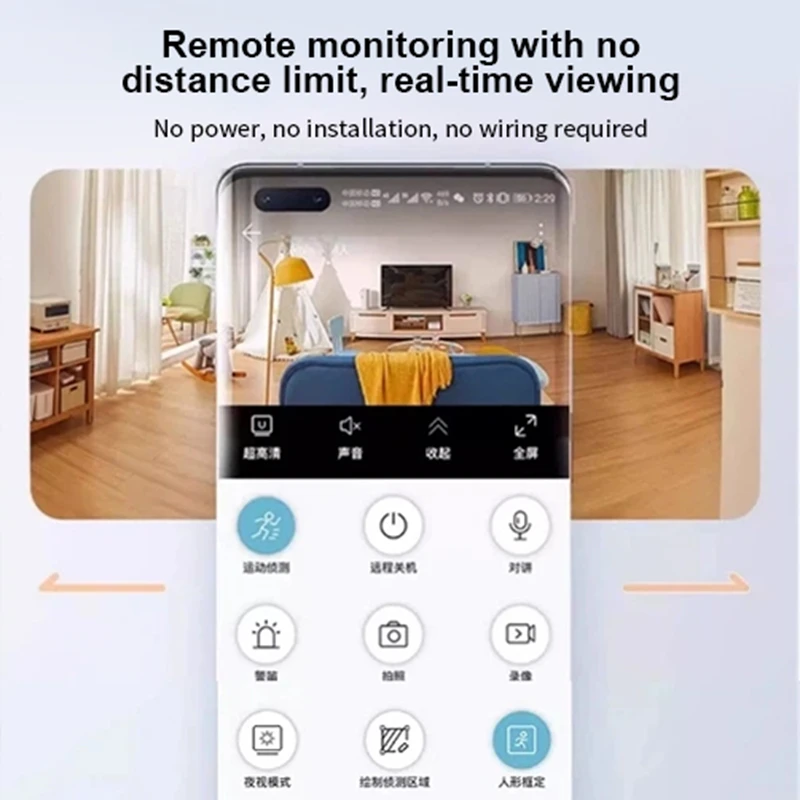 

X3 Mini Security Camera Pro 4K FullHD WiFi Surveillance With 2 Way Audio Motion Detection Infrared Night Vision Security Cam