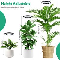 Plant grow Light, Height Adjustable with Auto On/Off Timer 3H/9H/12H, 10Dimmable Brightness, Ideal for Home Desk Plant Lighting
