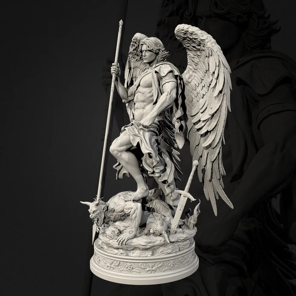 Overall heights 60mm 85mm 95mm  Resin soldier white mold needs to be assembled and colored by oneself  TD-7851/3D