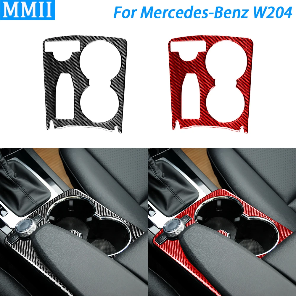 

For Mercedes-Benz US Version W204 C180 C200 C300 C250 C63 AMG 2007-2014 Carbon Fiber Gear Shift Trim Cover Car Interior Sticker