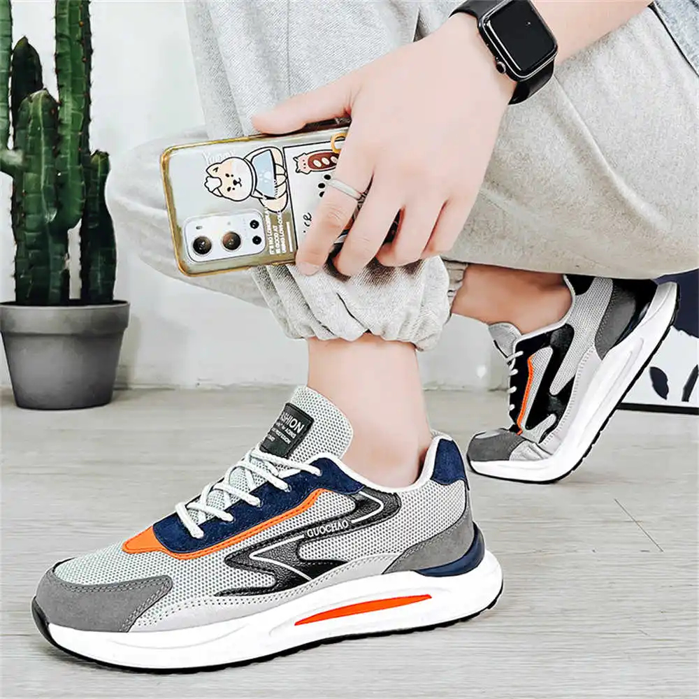 

Противоскользящая брендовая спортивная мужская обувь с круглым носком, повседневные спортивные кроссовки для дома, мужские кроссовки Original Tenix What's