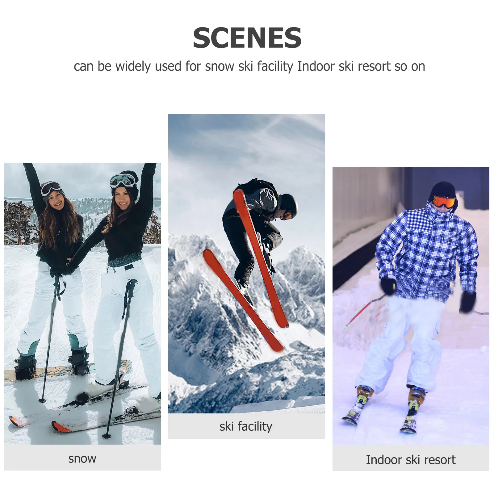 

1 Set Kids Scooter Snowboard Durable Plastic Cold Resistant Scooter Conversion Kit Snow Sledding Equipment For Winter Outdoor