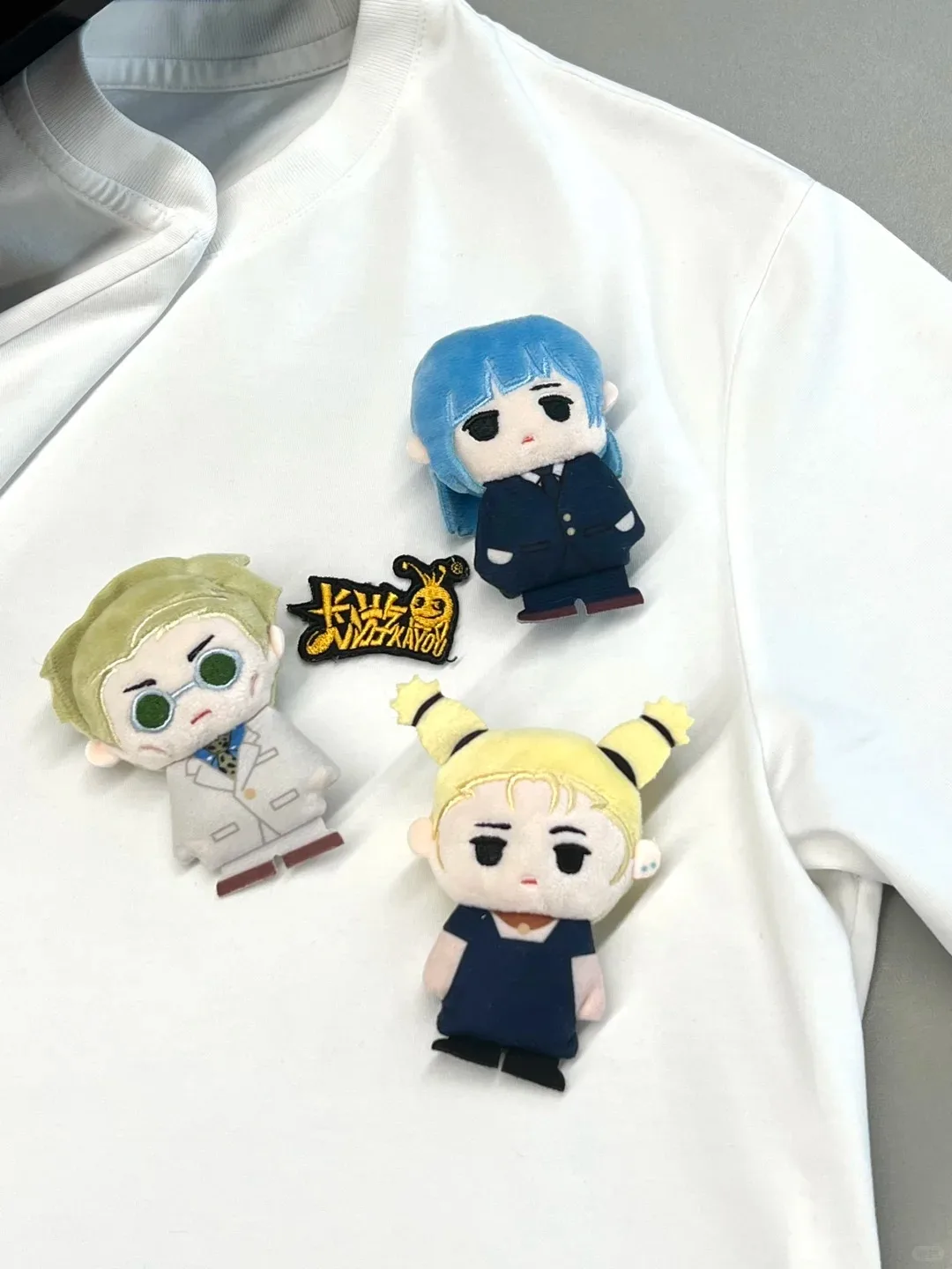 พวงกุญแจตุ๊กตาผ้าเนื้อนุ่มธีมจูจุสึไคเซ็น กล่องสุ่ม ฟิกเกอร์ขยับได้ ของเล่นอนิเมะ ของสะสม เข็มกลัดติดเสื้อ