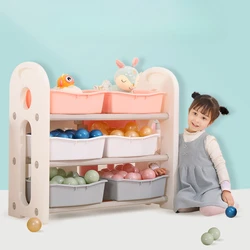 Children's Toy Storage Rack Living Room Household Organizer Infant Clothes Finishing Cabinet Baby Storage Furniture