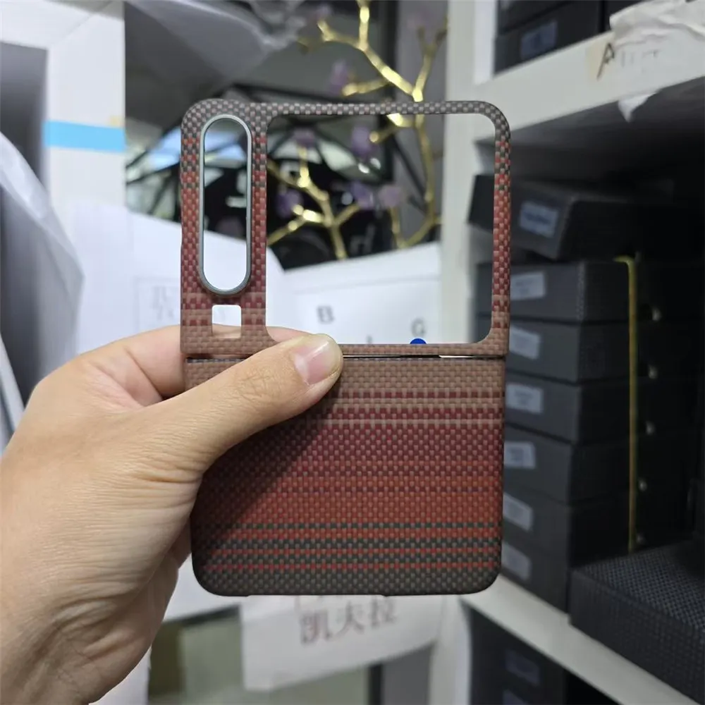 

Genuine Aramid Carbon Fiber Slim Case For Huawei Pura X Matte Protective Hard Cover