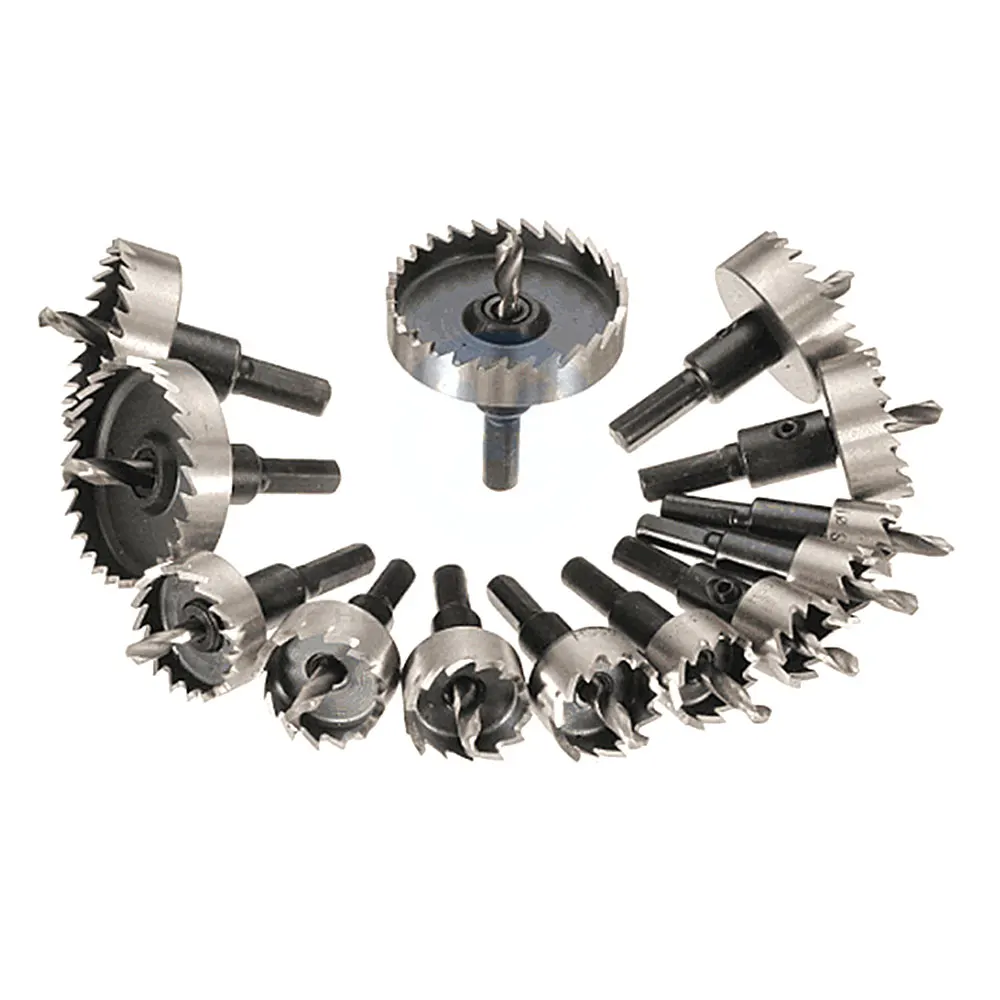 Binoax 5/13PCS HSS Mũi Khoan Lỗ Cưa Bộ Thép Không Gỉ Kim Loại Hợp Kim Khoan 16-53mm
