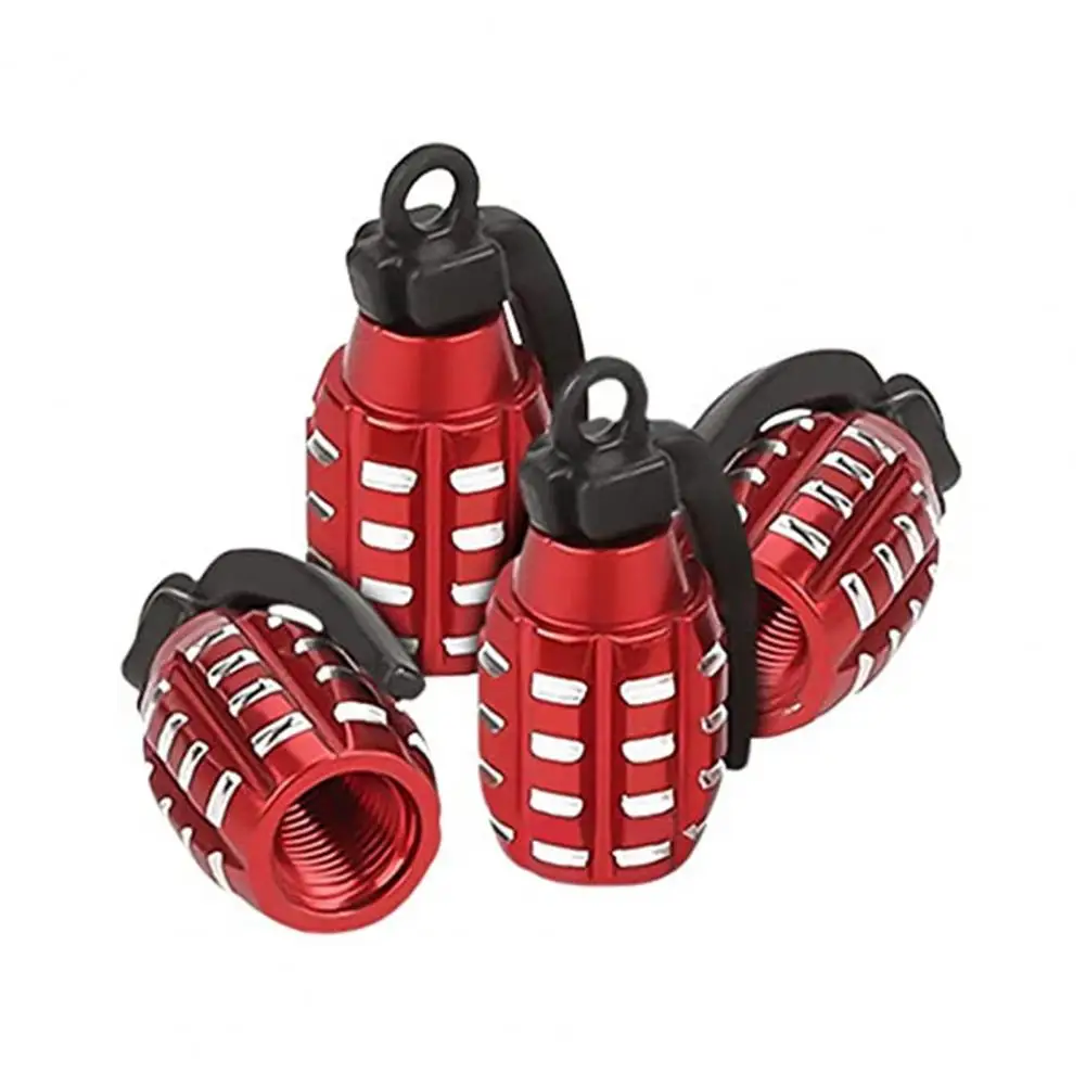 

4 шт. крышка клапана привлекательная коррозионностойкая нержавеющая сталь компактная милая форма воздушная пылезащитная крышка для автомобиля