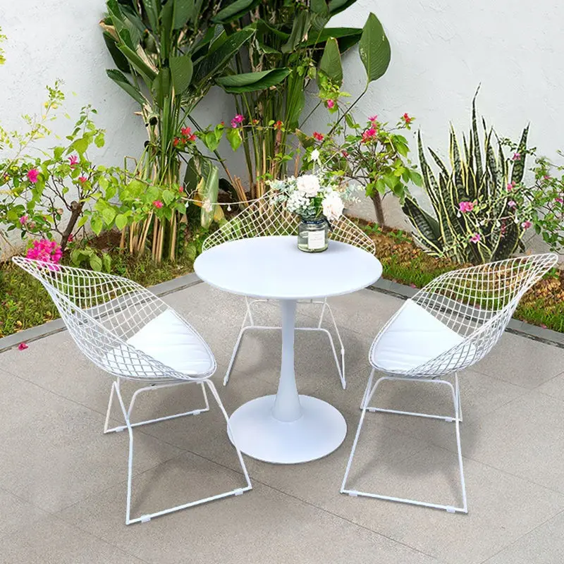 Courtyard balcony outdoor table and chair combination